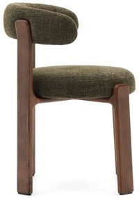 Khaki-barna kőrisfa étkezőszék Granite – Kave Home