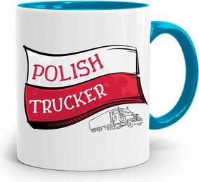 Kamionsofőrnek Tira Bögre Kék Ajándék fényképes nyomattal