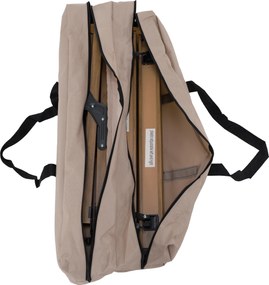 Kempingasztal, barna, ARTUR