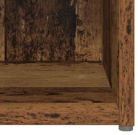 TV Szekrény Szett 6 pcs Öreg fa 37 x 35 x 72 cm Faanyag