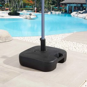 Tölthető napernyő talpak több típusban-négyszög alakú talp