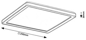 Rabalux 7775-LED Dimmelhető kültéri lámpa LED/15W/230V Wi-Fi Tuya IP44 + távirányító