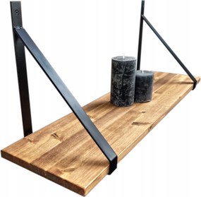 Fa polc Loft konyha nappaliba 120cm