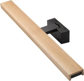 BRILAGI - LED fürdőszobai tükörvilágítás 3 az 1-ben WOODY MIRROR LED/12W/230V IP44 fekete/tölgy