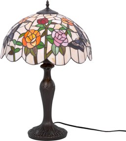 KAJA K-G16835 ROSE Tiffany asztali lámpa többszínű 1xE27 15W IP20