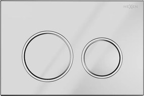 Mexen Fenix Air 07 XS pneumatikus öblítő gomb, fényes króm - 6A0701