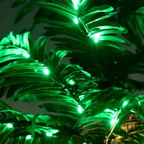 LED-es pálmafa 192 meleg fehér LED-del 300 cm