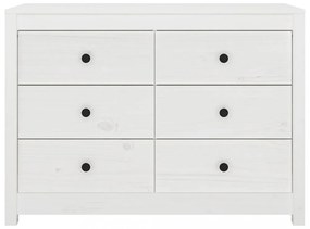 fehér tömör fenyőfa kisszekrény 100 x 40 x 72 cm
