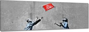 Festmények 90x30 Banksy No Ball Games