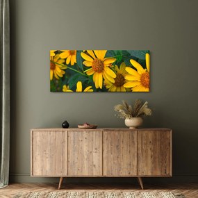 Sárga virágok képe (120x50 cm)