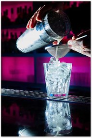 Poszterek 80x120 csapos koktél shaker