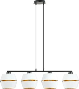 Emibig modern függeszték piano fehér fekete arany emi1182/4