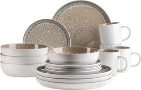 Mäser 16 darabos MALEA étkészlet – bézs