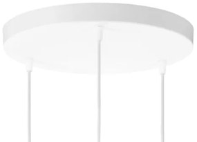 BOHO függőlámpa zsinóron 3xE27/60W/230V juta/krémszínű