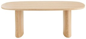 Étkezőasztal kőrisfa dekorral 110x210 cm Serra – House Nordic