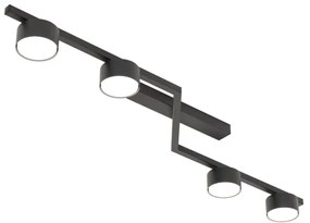 Mennyezeti lámpa SKAN 4xGX53/12W/230V fekete