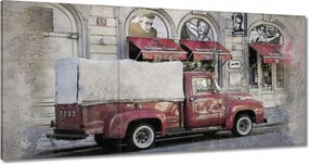 Vászonkép 120x60 Piros PickUp from Usa