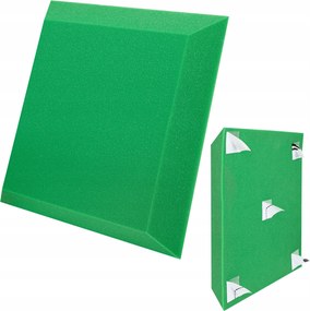 Dekoratív Falpanel Zöld Trapéz Lakberendezés Hab ferde oldalak