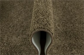 Szobaszőnyeg Puha Csokoládébarna Mabelie Filc 250x300 cm