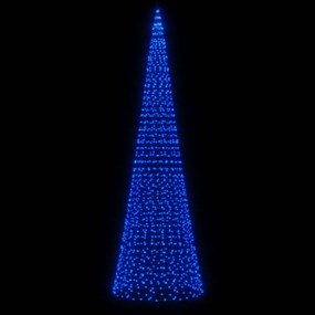 kék LED karácsonyfa zászlórúdra 1534 LED 500 cm