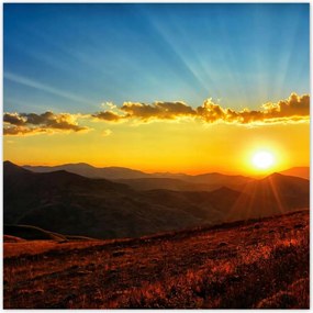 Poszterek 100x100 Gyönyörű naplemente