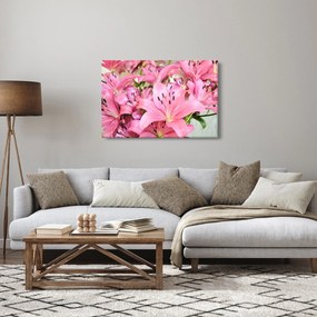 Kép - Rózsaszín liliomok (90x60 cm)