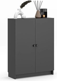 Könyvespolc, antracit, 80 cm – Bili3