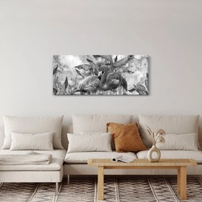 Kép - Flamingók graffiti (120x50 cm)