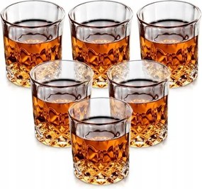 Whisky Italos Poharak 280 ml 6db-os szett Vastag Üveg Ajándék