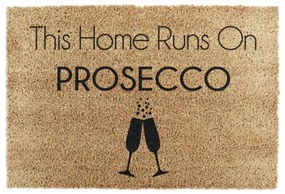 Kókuszrost lábtörlő 40x60 cm This Home Runs On Prosecco – Artsy Doormats