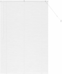 vidaXL Zsalugáter Redőnyök Fehér 175 x 110 cm Alumínium
