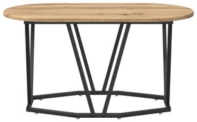 Kávézóasztal Mesteri Tölgy 80x40x40,5 cm Műanyag és Fém