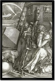 Poszterek keretben 40x60 Dürer Szárnyas zseni