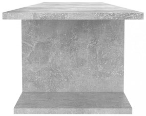 betonszürke falra szerelhető TV-szekrény 103 x 30 x 26,5 cm