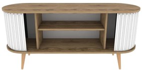 TV szekrény Stor - Oud Oak, White