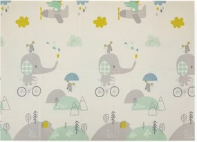 PETITE&MARS - Összecsukható játékszőnyeg CAMPY ELEPHANT&FOX