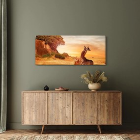 Kép - Zsiráfok Afrikában (120x50 cm)
