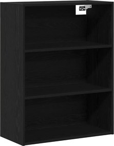 vidaXL Függőleges Faliszekrény Fekete tölgy 69,5 x 32,5 x 90 cm