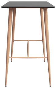 Fekete bárasztal 120 x 60 x 105 cm