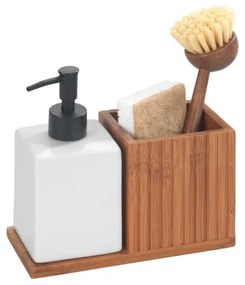 WENKO 54944100 - MERA szappanadagoló 18,5x17 cm barna