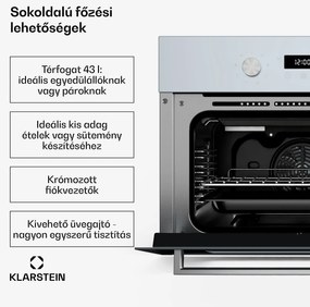 Klarstein SpaceSmart Kompakt beépített sütő