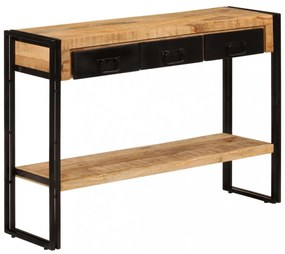 tömör mangófa tálalóasztal 110 x 30 x 76 cm