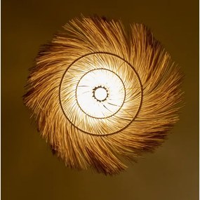 Brilagi - CERIA BOHO LED csillár zsinóron, 1xE27/40W/230V, Ø 70 cm, rattan