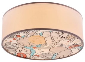 Gyerek mennyezeti lámpa KIDDY 2xE27/40W/230V fehér/bézs