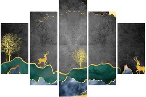Kép - Hegyi táj (150x105 cm)