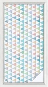 Szélvédőfólia Adatvédelem Geometrikus háromszögek 50x100 cm