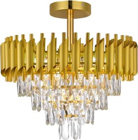 Brilagi - Felületre szerelhető csillár ECLIPSE 7xE14/10W/230V átm. 48 cm arany