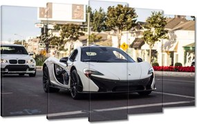 Våszonkép 100x60 Fehér sportautó