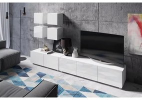 Faliszekrény PAVO 34x34 cm fényes fehér