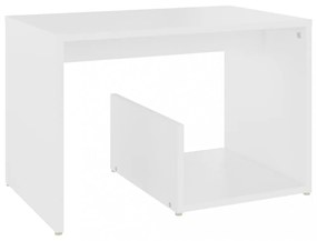 fehér forgácslap kisasztal 59 x 36 x 38 cm